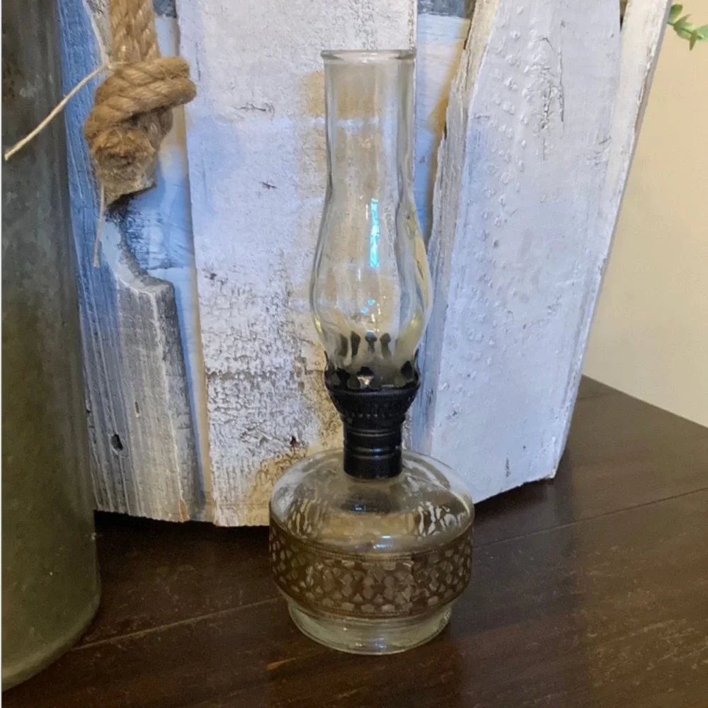 Antique Oil Lamp Pristine